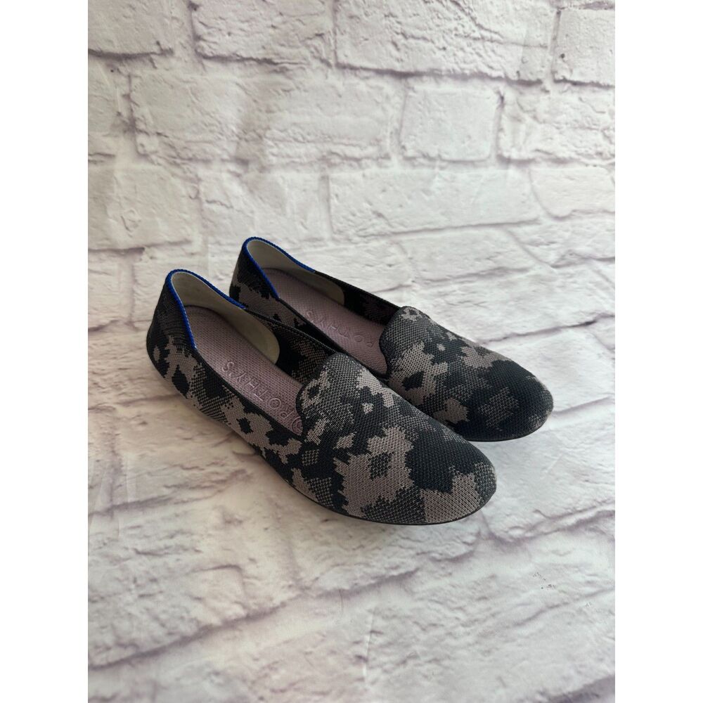 Rothy's Retired Grey Pink Botanicamo Loafer Women’s Size 6.5
